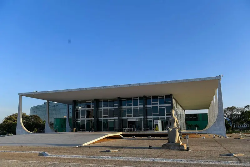 Fachada do edifício-sede do Supremo Tribunal Federal, em Brasília